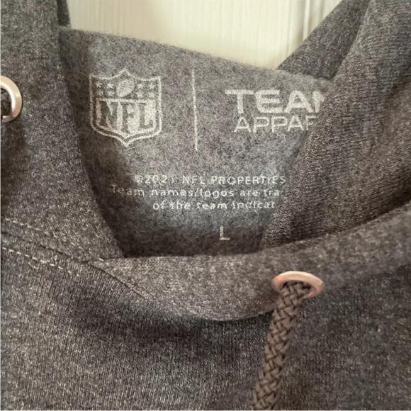 NWOT Arizona Cardinals Grey NFL Sweatshirt Mens Hoodie Large - Picture 2 of 4